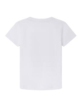 Camiseta Pepe Jeans Rafer Blanco Para Niño