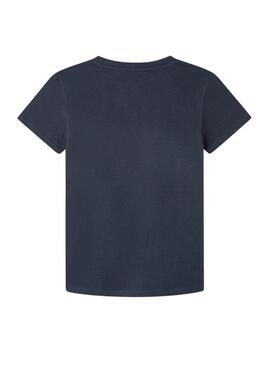 Camiseta Pepe Jeans Refer Azul Marino Para Niño