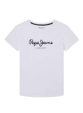 Camiseta Pepe Jeans New Art Blanco Para Niño
