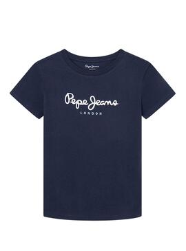 Camiseta Pepe Jeans New Art Marino Para Niño