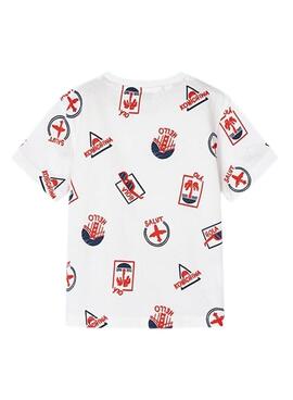 Set Camisetas Mayoral Indigo Y Estampada Para Niño