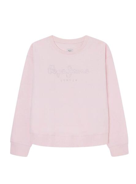 Sudaderas Pepe Jeans Niña Ofertas - Rose Basic Logo Azules