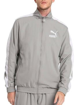Chaqueta Puma Iconic T7 Track Gris Hombre