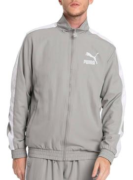 Chaqueta Puma Iconic T7 Track Gris Hombre