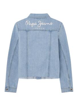 Cazadora Vaquera Pepe Jeans Isa Jacket Azul Niña