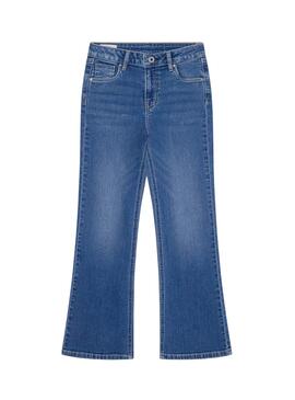 Pantalón Pepe Jeans Slim Fit Flare Denim Para Niña