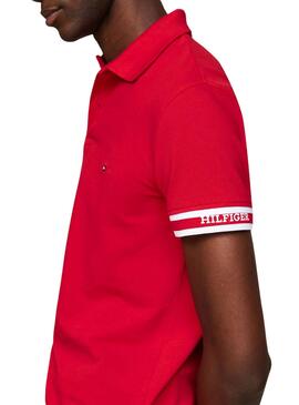 Polo Tommy Hilfiger Type Rojo para Hombre