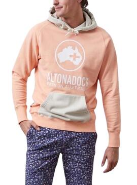 Sudadera Altonadock Canguro Rosa para Hombre