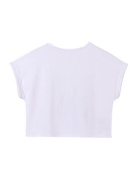 Camiseta Mayoral Gráfico Blanco Para Niña
