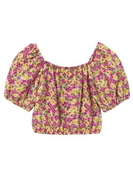 Blusa Mayoral Flores Para Niña