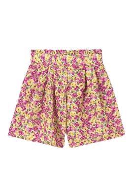 Short Mayoral Flores Multicolor Para Niña