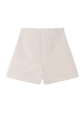 Short Mayoral Tweed Beige Para Niña