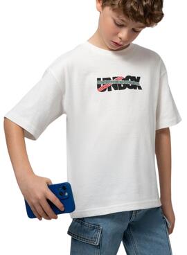 Camiseta Mayoral Interactiva QR blanco Para Niño