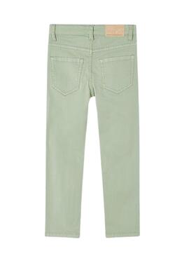 Pantalón Mayoral Sarga Slim Basic Verde Para Niño