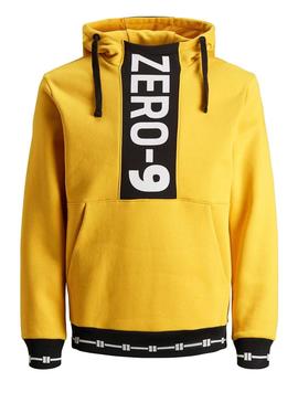 Sudadera Jack and Jones Rookie Amarillo Hombre