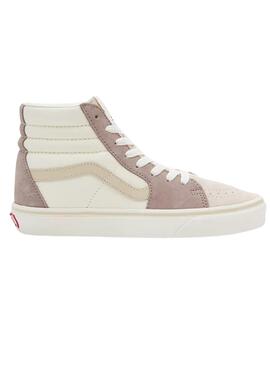 Zapatillas Vans SK8 Hi Gris para Mujer