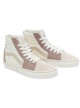 Zapatillas Vans SK8 Hi Gris para Mujer