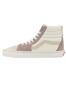 Zapatillas Vans SK8 Hi Gris para Mujer