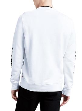 Sudadera Levis Peanuts Snoopy Blanco Hombre