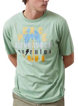 Camiseta Altonadock No Rules Verde para Hombre