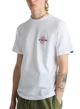 Camiseta Vans Hole Blanco para Hombre