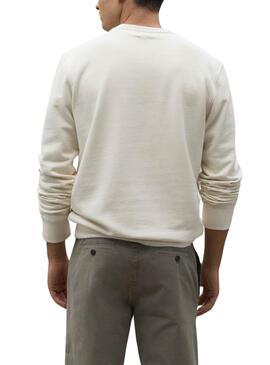 Sudadera Ecoalf Bardera Blanco Para Hombre