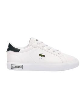 Zapatillas Lacoste Powercourt Blanco Para Niños