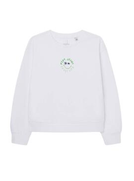 Sudadera Pepe Jeans Omara Blanco Para Niña