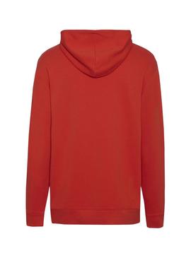 Sudadera Tommy Jeans Classic Hoodie Rojo