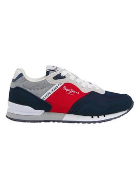 Zapatillas Pepe Jeans London Bighton Marino Niño