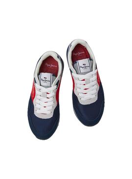 Zapatillas Pepe Jeans London Bighton Marino Niño