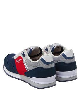 Zapatillas Pepe Jeans London Bighton Marino Niño