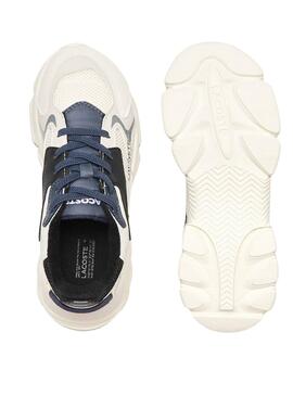 Zapatillas Lacoste L003 Neo 124 Blanco Para Niños