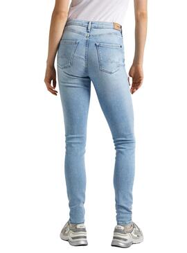 Pantalón Vaquero Pepe Jeans Skinny Azul Mujer