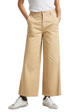 Pantalón Pepe Jeans Tasha Beige para Mujer