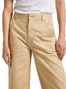 Pantalón Pepe Jeans Tasha Beige para Mujer