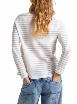 Camiseta Pepe Jeans Jade Blanco para Mujer