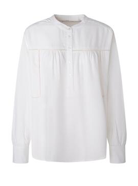 Blusa Pepe Jeans Clementina Blanco para Mujer