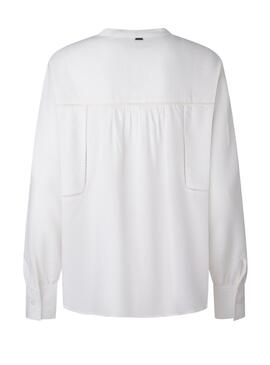 Blusa Pepe Jeans Clementina Blanco para Mujer