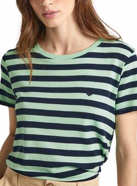 Camiseta Pepe Jeans Jinx Verde para Mujer