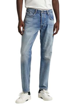 Pantalón Vaquero Pepe Jeans Tapered Azul Hombre