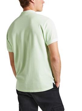 Polo Pepe Jeans New Oliver Verde para Hombre