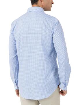 Camisa El Pulpo Sena Azul Capri Para Hombre