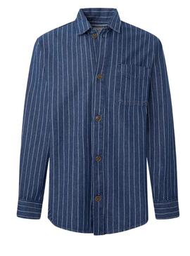 Camisa Pepe Jeans Bolton Marino para Hombre