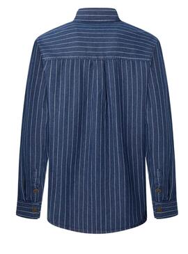 Camisa Pepe Jeans Bolton Marino para Hombre