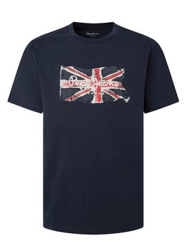 Camiseta Pepe Jeans Clag Marino para Hombre