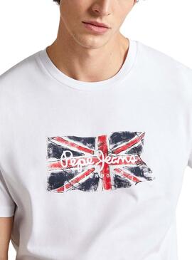 Camiseta Pepe Jeans Clag Blanco para Hombre