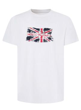 Camiseta Pepe Jeans Clag Blanco para Hombre