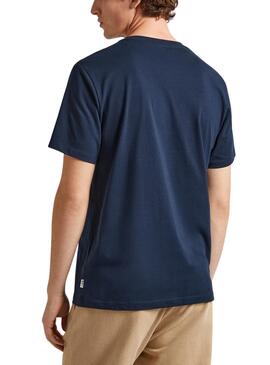 Camiseta Pepe Jeans Claude Marino para Hombre