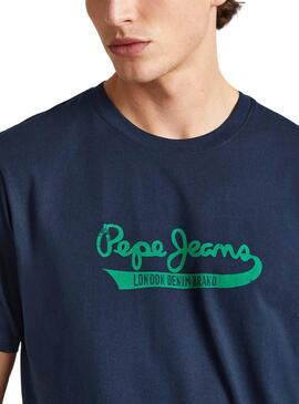 Camiseta Pepe Jeans Claude Marino para Hombre